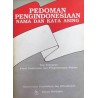 Pedoman Pengindonesiaan Nama dan Kata Asing